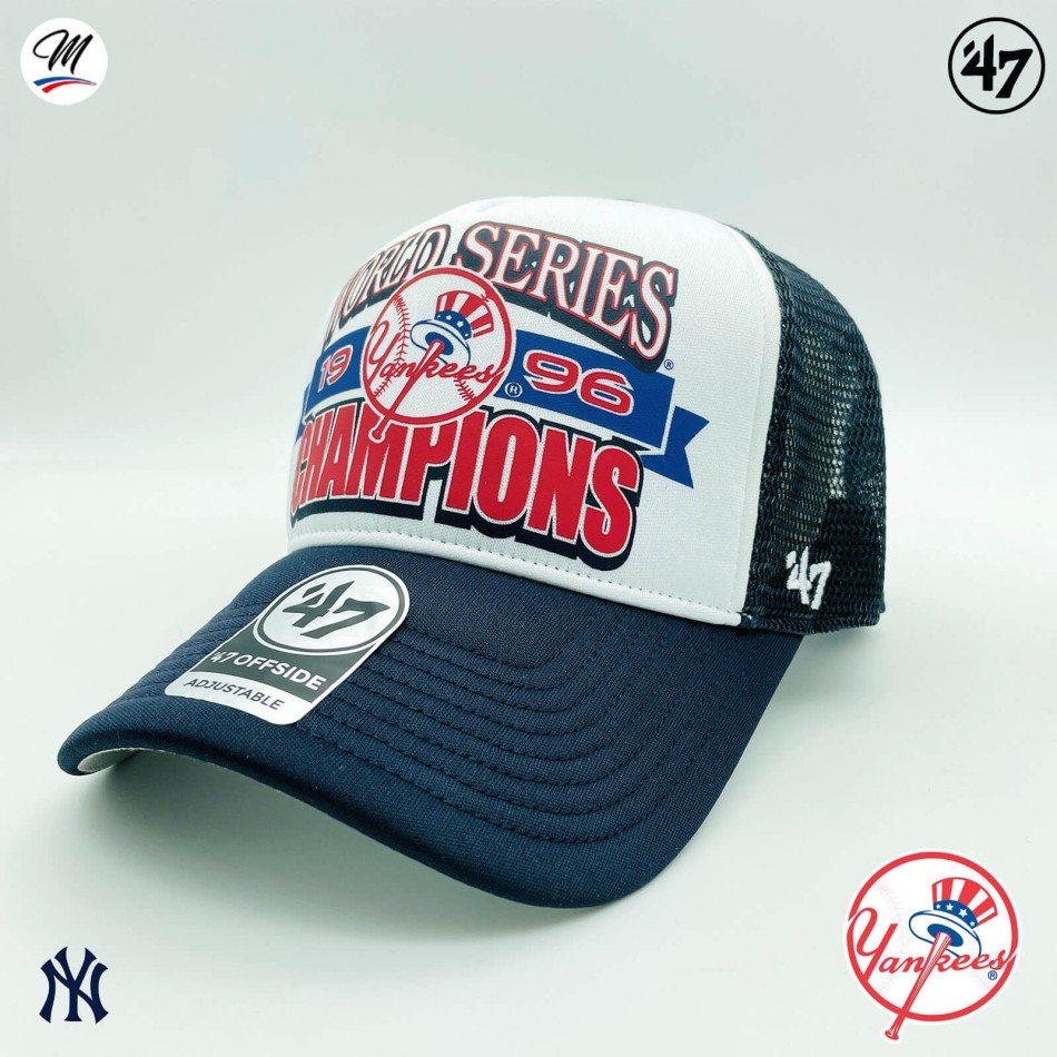 NY Yankees World Series keps Champions "Foam '47 Offside DT" keps