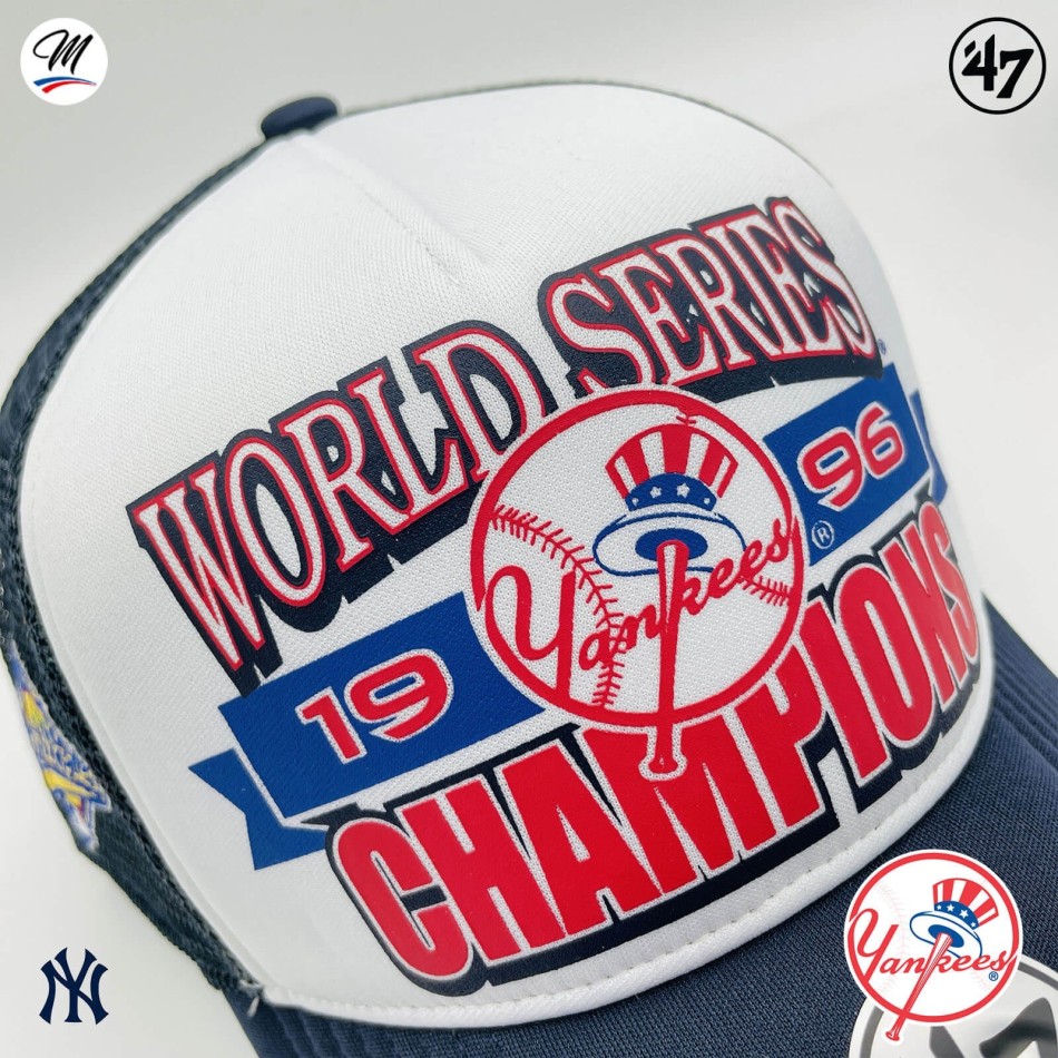 NY Yankees World Series keps Champions "Foam '47 Offside DT" keps