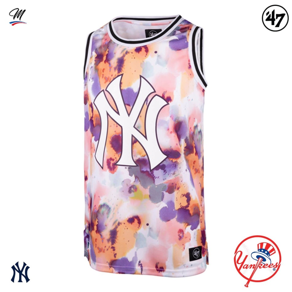 NY Yankees "Day Glow upprepa Grafton" Tank Top Fri Frakt