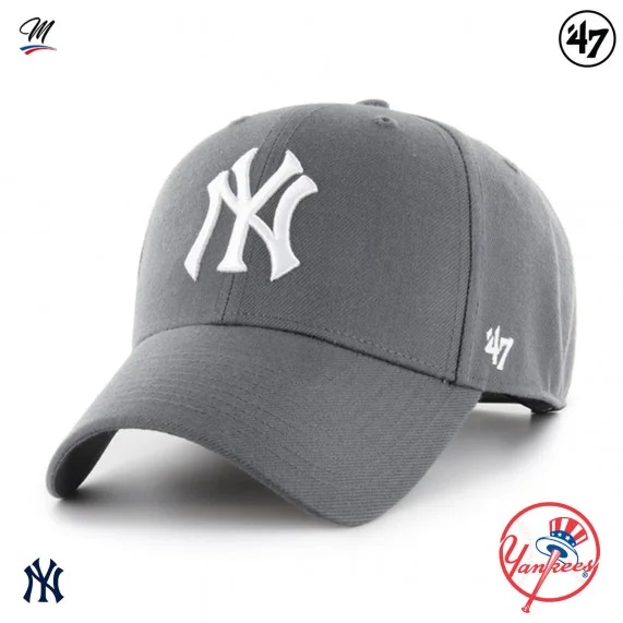 MLB New York Yankees MVP Snapback Cap Grigio (Cappellino) '47 Brand chez FrenchMarket