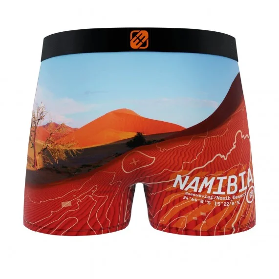Boxer uomo in microfibra riciclata "Paysage du Monde (Boxer da uomo) Freegun chez FrenchMarket