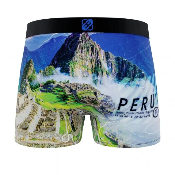 Boxer uomo in microfibra riciclata "Paysage du Monde (Boxer da uomo) Freegun chez FrenchMarket