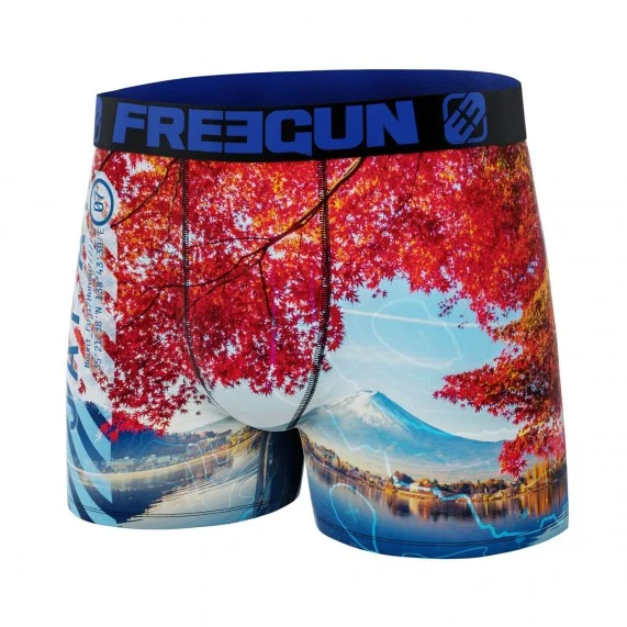 Boxer uomo in microfibra riciclata "Paysage du Monde (Boxer da uomo) Freegun chez FrenchMarket