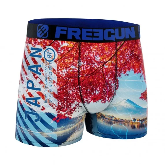 Boxer uomo in microfibra riciclata "Paysage du Monde (Boxer da uomo) Freegun chez FrenchMarket
