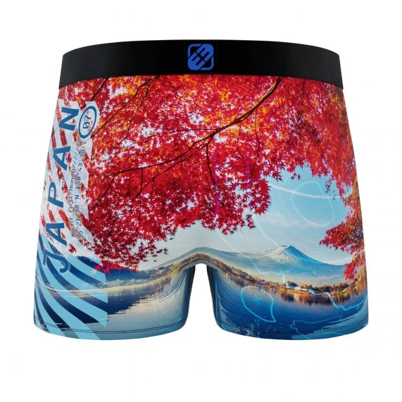 Boxer uomo in microfibra riciclata "Paysage du Monde (Boxer da uomo) Freegun chez FrenchMarket