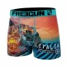 Herenboxershort van gerecyclede microvezel "Paysage du Monde (Herenboxershorts) Freegun chez FrenchMarket
