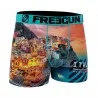 Herenboxershort van gerecyclede microvezel "Paysage du Monde (Herenboxershorts) Freegun chez FrenchMarket