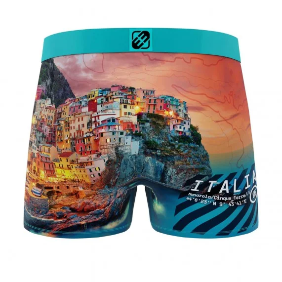 Boxer uomo in microfibra riciclata "Paysage du Monde (Boxer da uomo) Freegun chez FrenchMarket