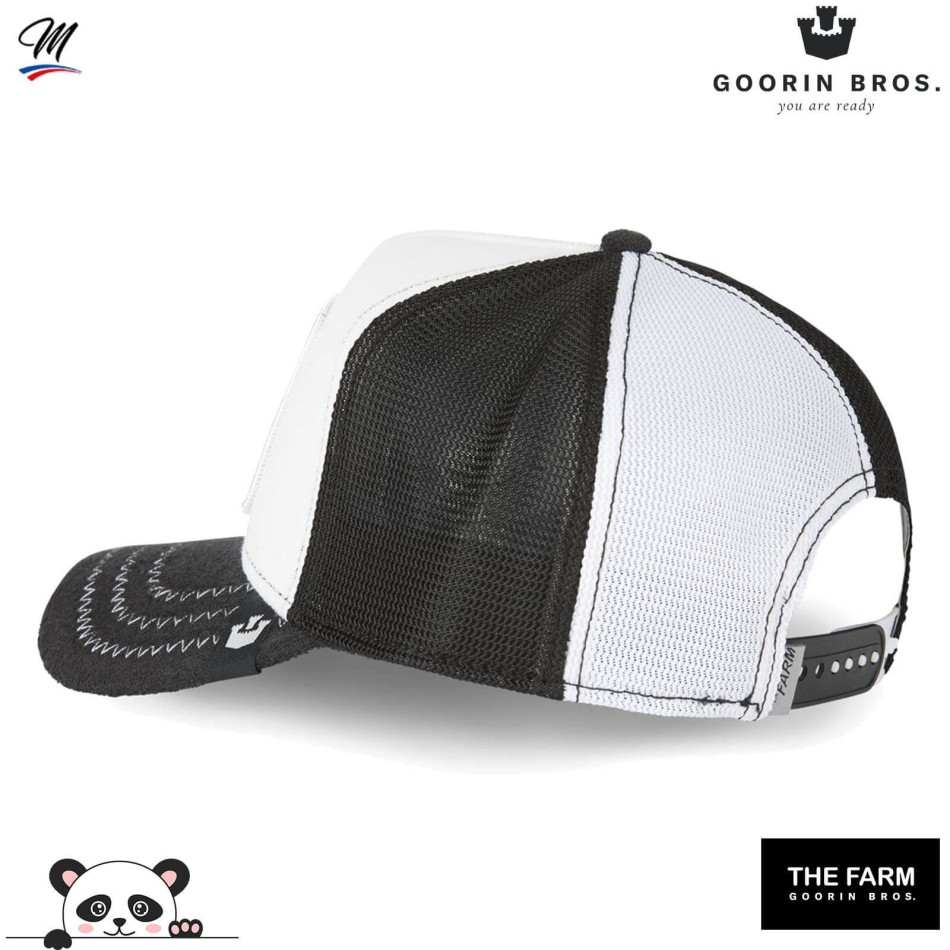 Casquette Trucker Panda VIRGIN "Finish Last" (Casquettes) Goorin Bros chez FrenchMarket