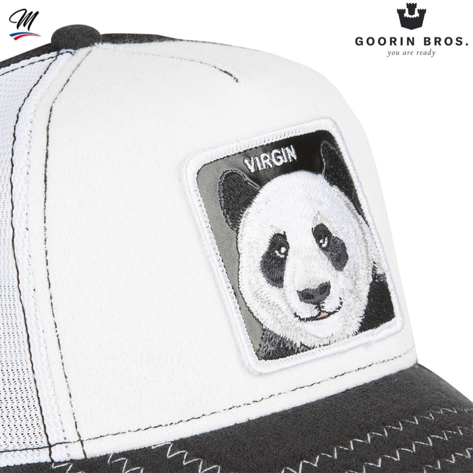 ➨ GOORIN BROS® Panda Trucker Cap "Finish Last" Fri frakt