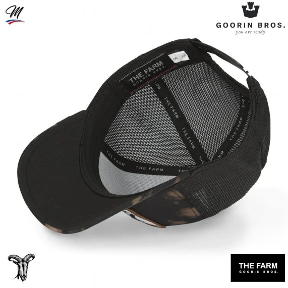 Casquette Trucker G.O.A.T. - Chèvre (Casquettes) Goorin Bros chez FrenchMarket