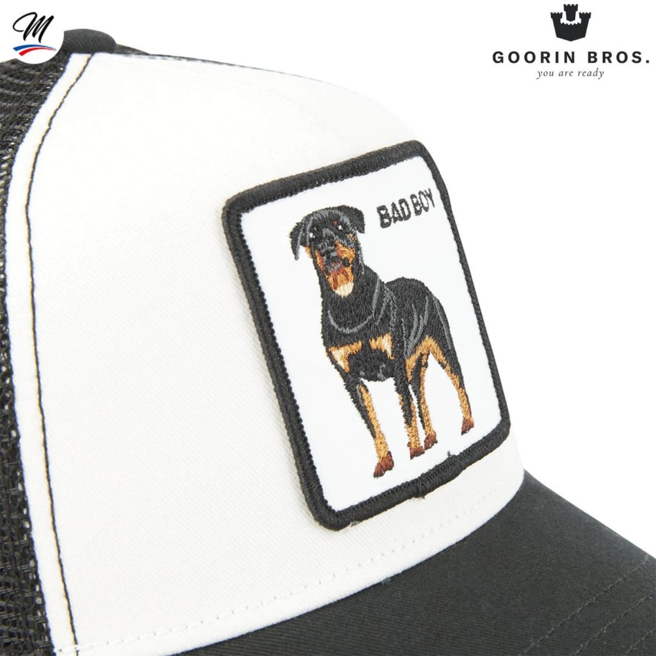 GOORIN BROS Bad Boy Trucker Cap - Rotweiller Dog | 60% bomull