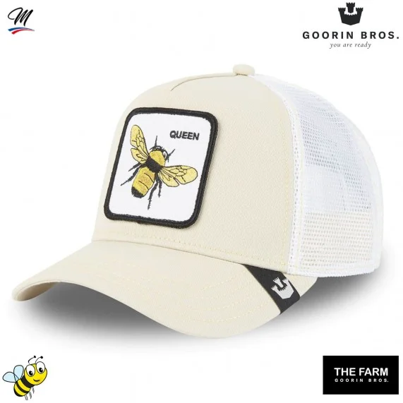 Casquette Trucker QUEEN - Abeille (Casquettes) Goorin Bros chez FrenchMarket