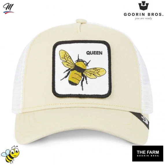 Casquette Trucker QUEEN - Abeille (Casquettes) Goorin Bros chez FrenchMarket