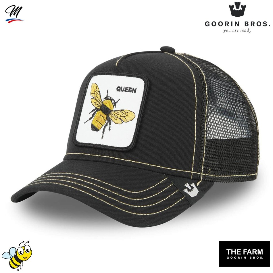 GOORIN BROS Trucker Style Cap QUEEN BLACK - Bee