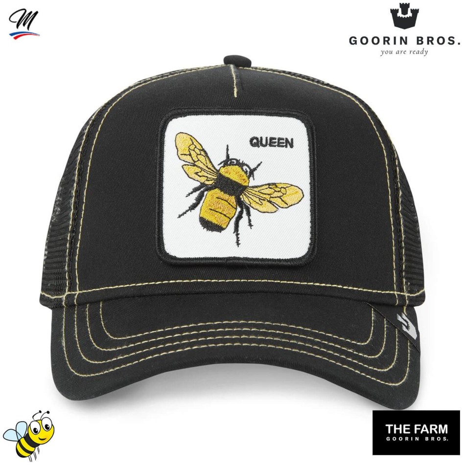 GOORIN BROS Trucker Style Cap QUEEN BLACK - Bee
