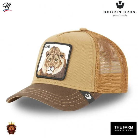 Casquette Trucker The KING - Lion (Casquettes) Goorin Bros chez FrenchMarket Casquette Trucker The KING - Lion (Casquettes) Goorin Bros chez FrenchMarket