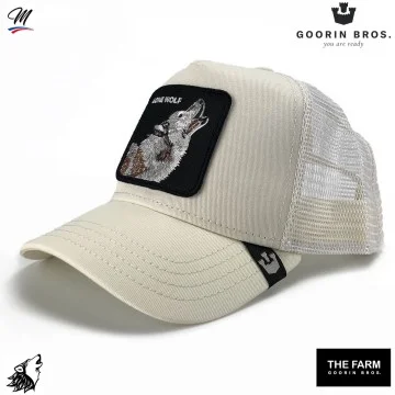 Casquette Trucker The Lone WOLF - Loup (Casquettes) Goorin Bros chez FrenchMarket