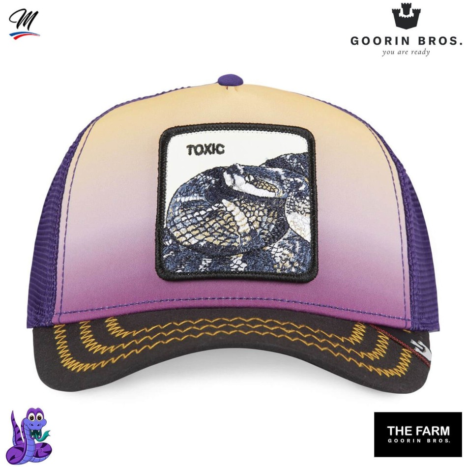 GOORIN BROS Snake Trucker Cap "TOXIC" | Fri Frakt