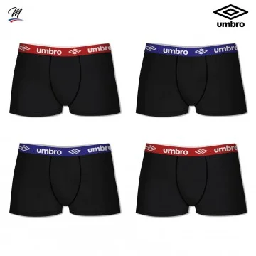 Lot de 4 Boxers Homme en Coton (Lot boxers Homme) Umbro chez FrenchMarket