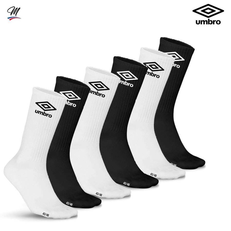 UMBRO 6-Pack Sport Socks "Umbro Logo" | 82% bomull