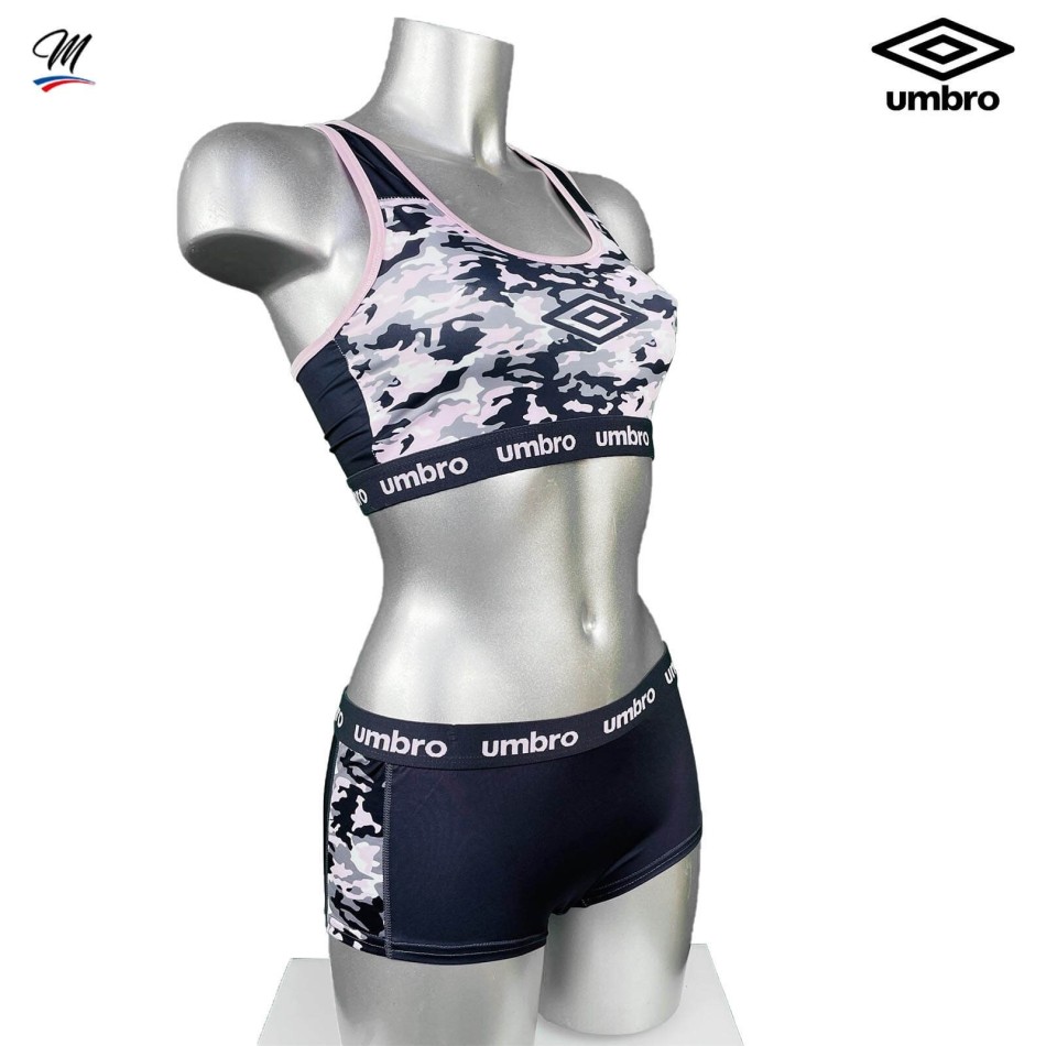 UMBRO ® Microfiber Sport Boxer Set | Camouflage Pink/grå