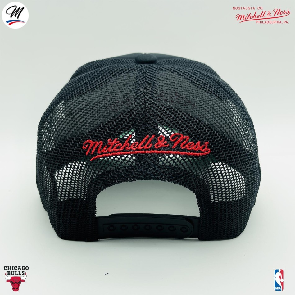 Cappello Trucker Chicago Bulls HWC "Gold Leaf" NBA (Cappello NBA) Mitchell & Ness chez FrenchMarket