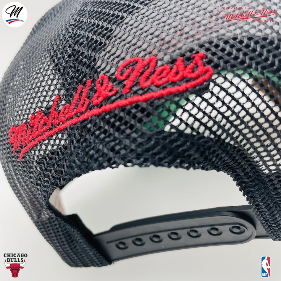 Cappello Trucker Chicago Bulls HWC "Gold Leaf" NBA (Cappello NBA) Mitchell & Ness chez FrenchMarket