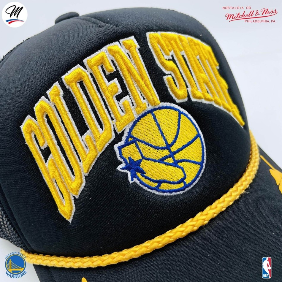 Casquette Trucker NBA Golden State Warriors HWC "Gold Leaf"