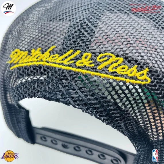 Los Angeles Lakers HWC "Gold Leaf" NBA Trucker Cap (Caps) Mitchell & Ness on FrenchMarket