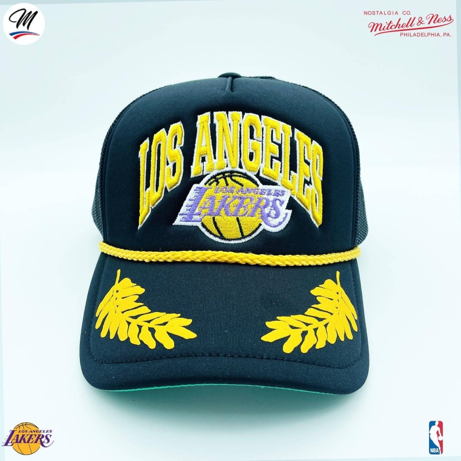 Mitchell & Ness LA Lakers HWC "Gold Leaf" NBA Trucker Cap