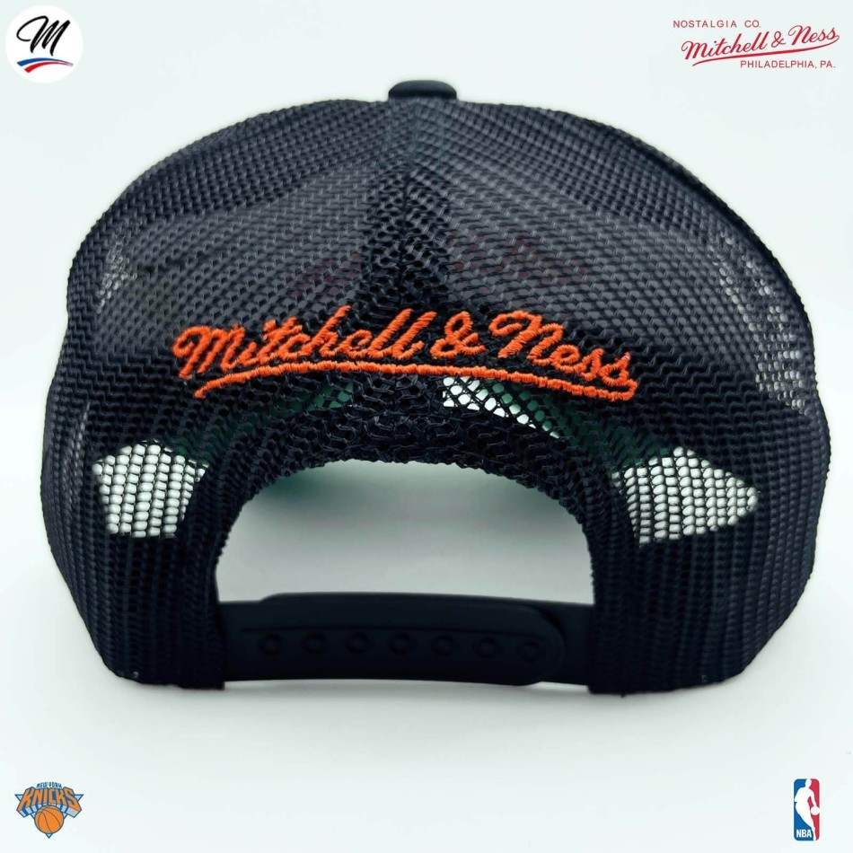 Casquette Trucker NBA New York Knicks HWC "Gold Leaf" (Casquette NBA) Mitchell & Ness chez FrenchMarket