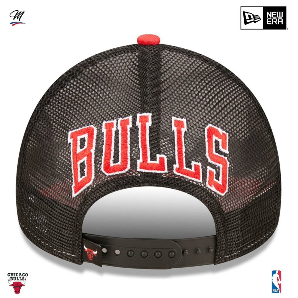 NBA Chicago Bulls "Team Color" A-Frame Trucker Cap (NBA-Kappe) New Era auf FrenchMarket