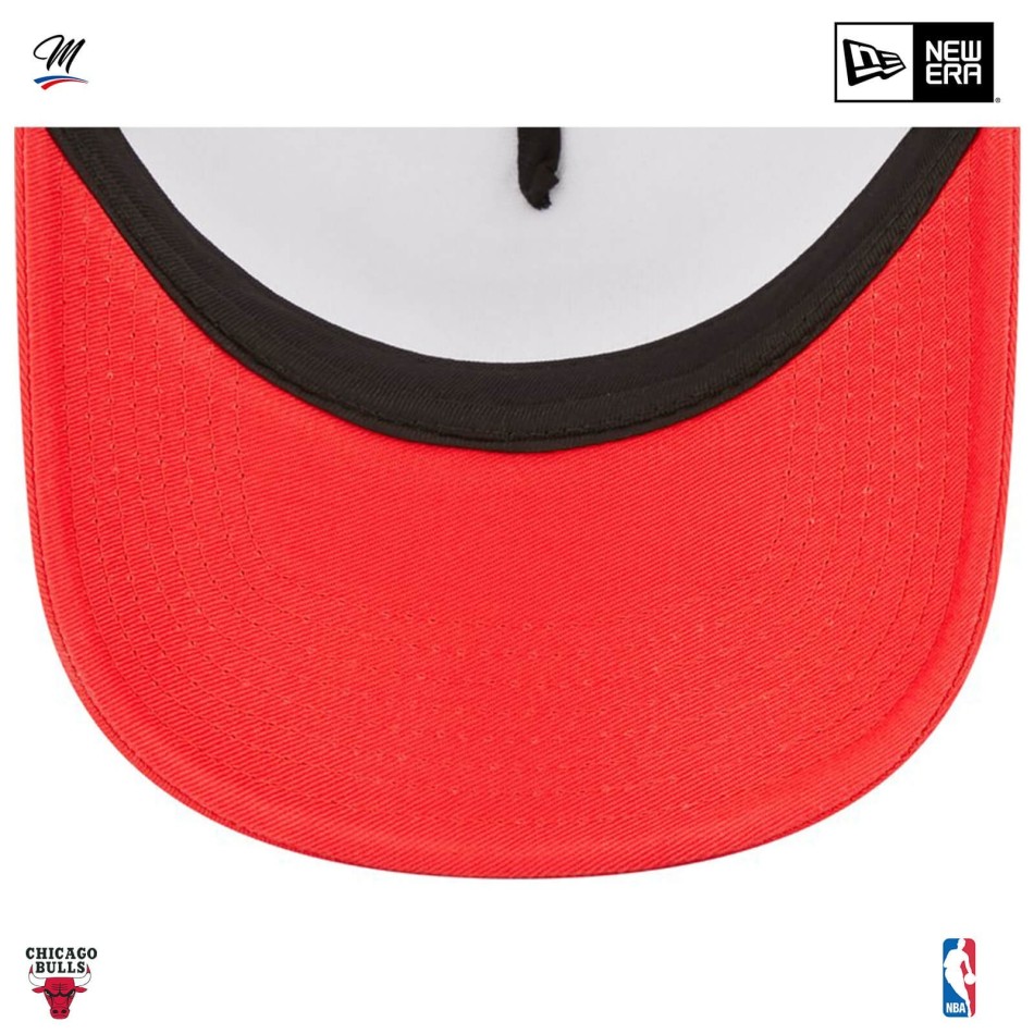 NBA Chicago Bulls "Team Color" A-Frame Trucker Cap (NBA-Kappe) New Era auf FrenchMarket