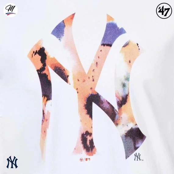 Maglietta MLB New York Yankees "Day Glow ECHO TEE (T Shirt) '47 Brand chez FrenchMarket