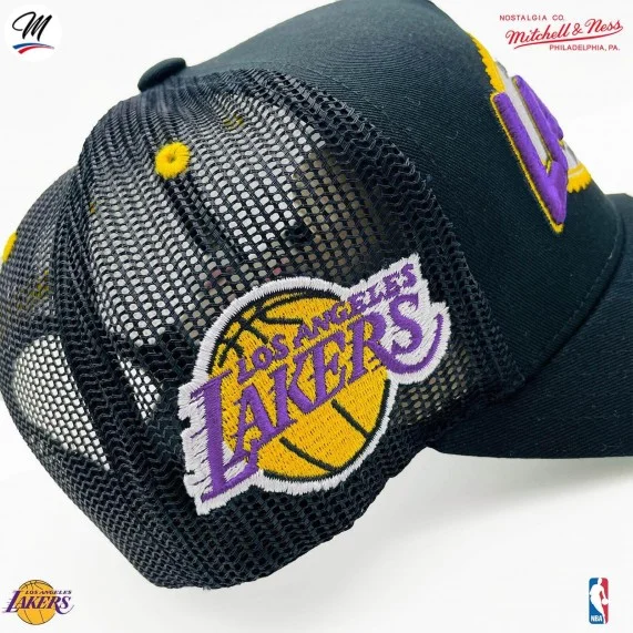 Los Angeles Lakers HWC "Team Seal" NBA Trucker Cap (Caps) Mitchell & Ness on FrenchMarket