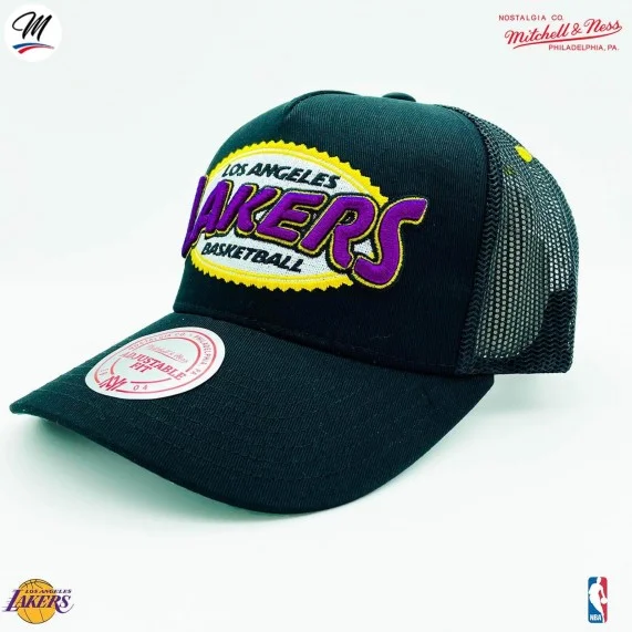Los Angeles Lakers HWC "Team Seal" NBA Trucker Cap (Caps) Mitchell & Ness on FrenchMarket