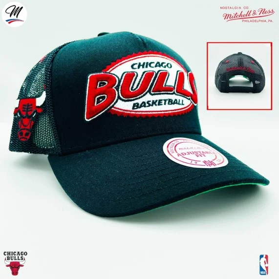 Casquette Trucker NBA Chicago Bulls HWC "Team Seal" (Casquettes) Mitchell & Ness chez FrenchMarket