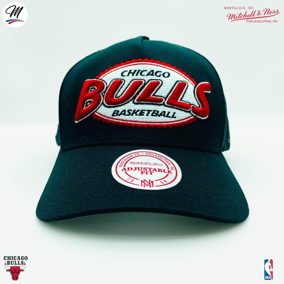 Casquette Trucker NBA Chicago Bulls HWC "Team Seal" (Casquette NBA) Mitchell & Ness chez FrenchMarket