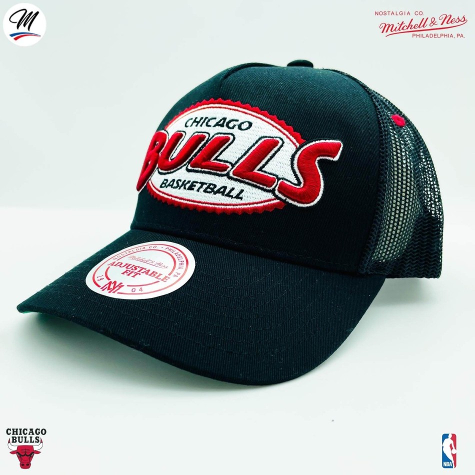 Casquette Trucker NBA Chicago Bulls HWC "Team Seal" (Casquette NBA) Mitchell & Ness chez FrenchMarket