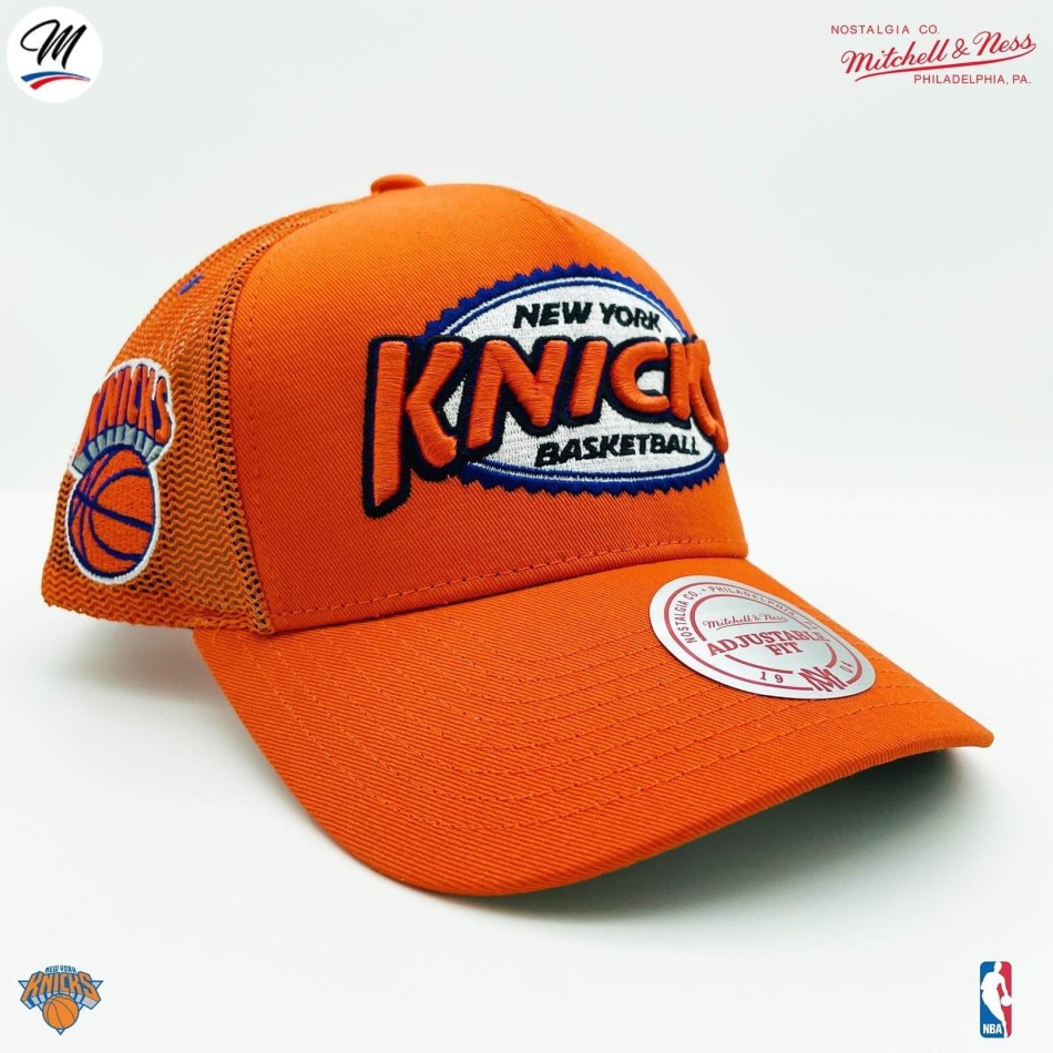 MITCHELL & NESS NBA Trucker Cap New York Knicks HWC "Team Seal