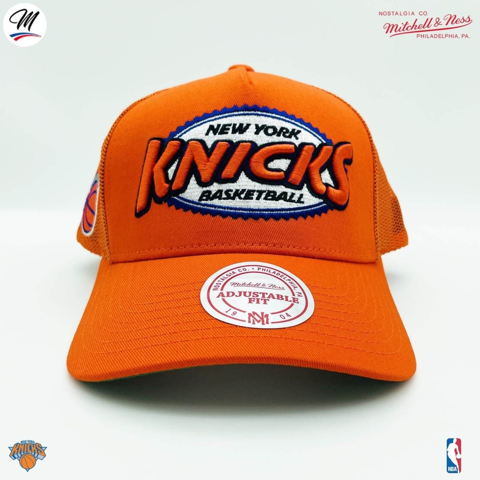 MITCHELL & NESS NBA Trucker Cap New York Knicks HWC "Team Seal