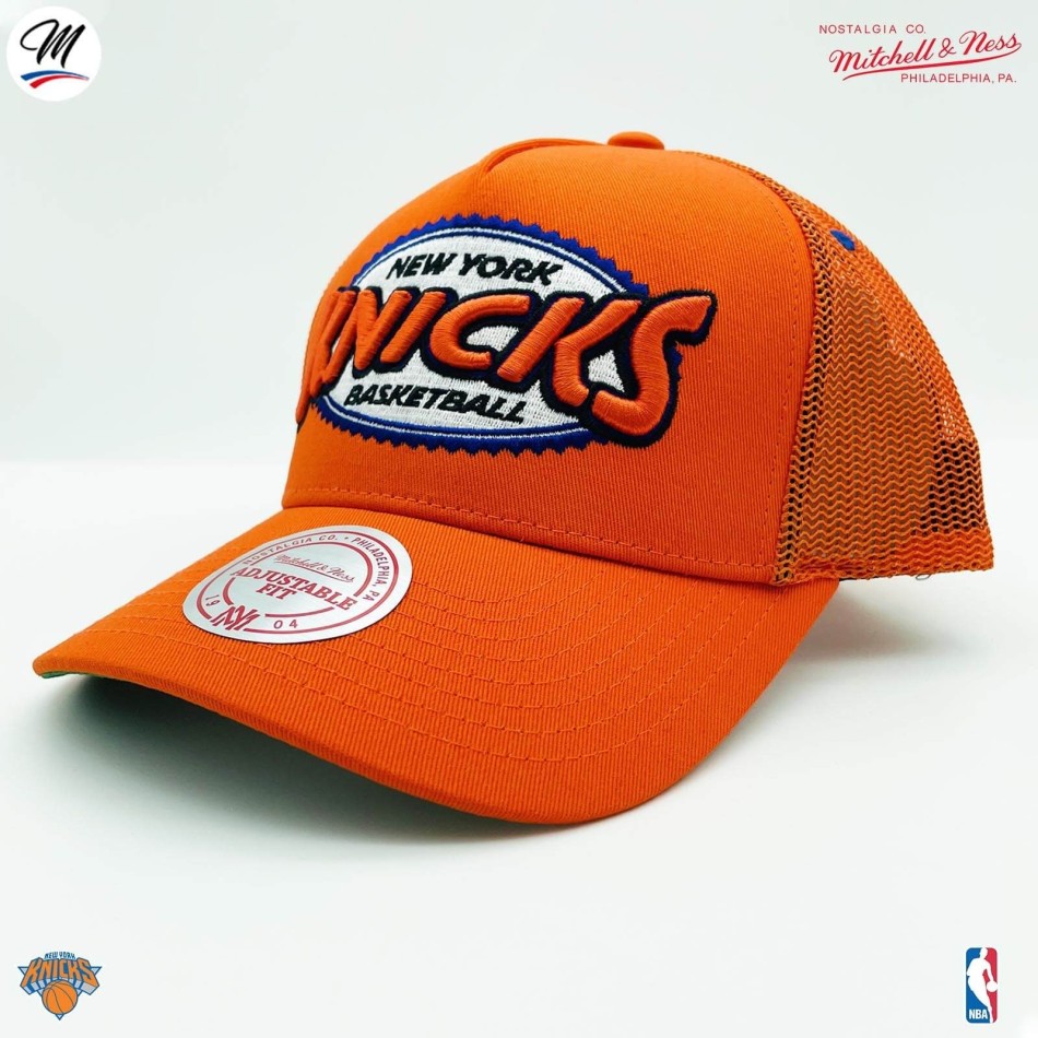 MITCHELL & NESS NBA Trucker Cap New York Knicks HWC "Team Seal