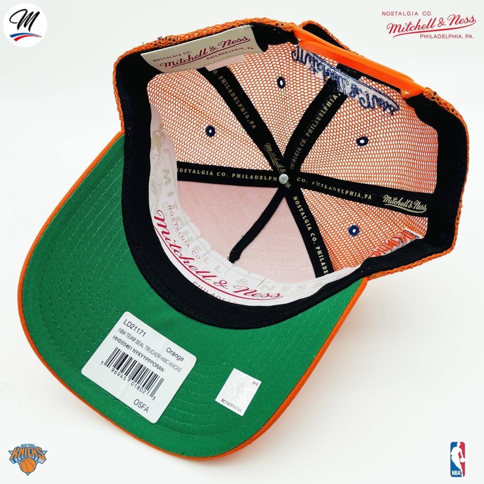 MITCHELL & NESS NBA Trucker Cap New York Knicks HWC "Team Seal