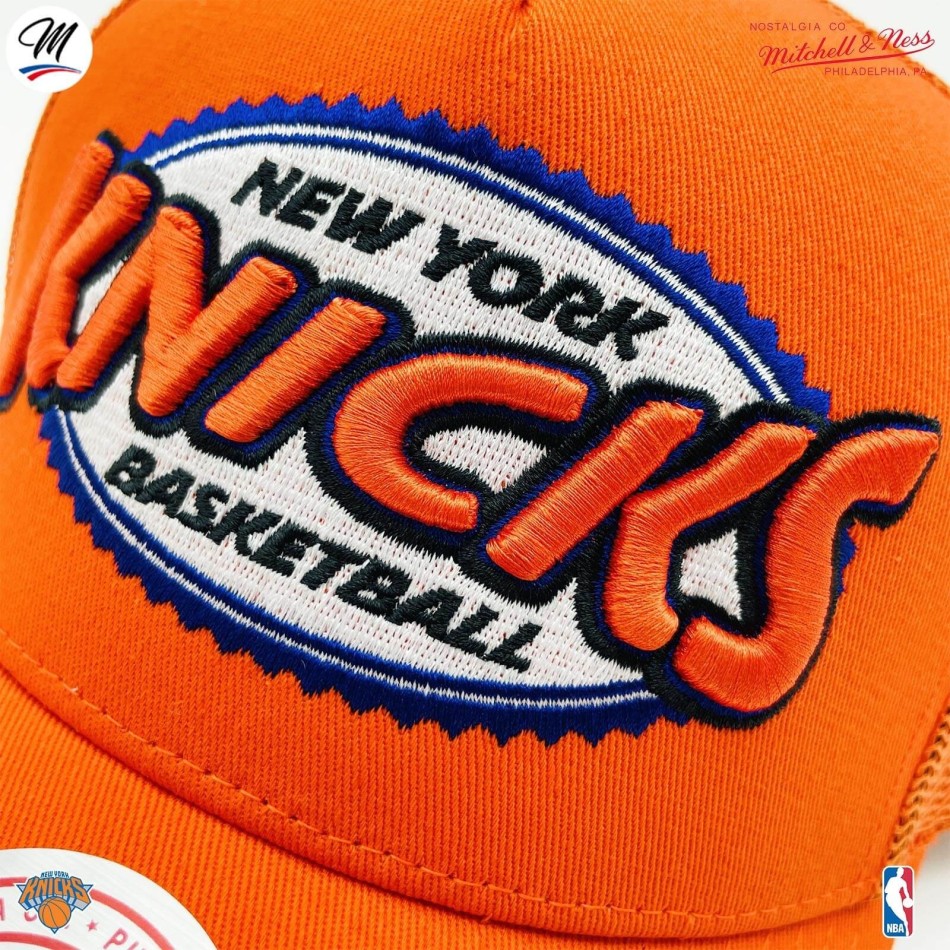 MITCHELL & NESS NBA Trucker Cap New York Knicks HWC "Team Seal