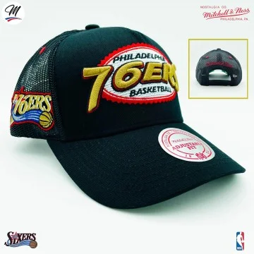 Philadelphia 76ers HWC "Team Seal" NBA Trucker Cap (Caps) Mitchell & Ness on FrenchMarket