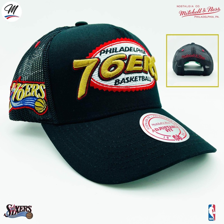 Casquette Trucker NBA Philadelphia 76ers HWC "Team Seal"