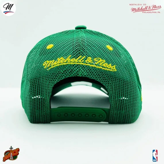 Casquette Trucker NBA Seattle Supersonics HWC "Team Seal" (Casquettes) Mitchell & Ness chez FrenchMarket