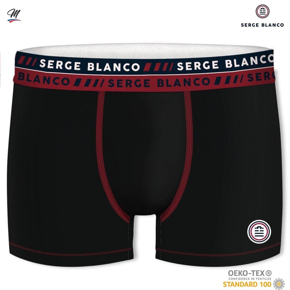 SERGE BLANCO Set of 5 Men's Cotton Boxers | Rugby Fan's