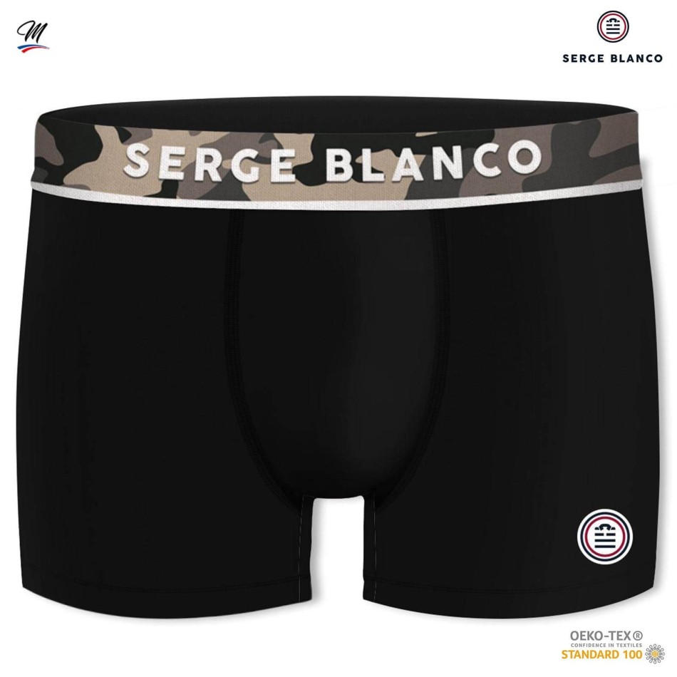 SERGE BLANCO Set of 5 Men's Cotton Boxers | Rugby Fan's